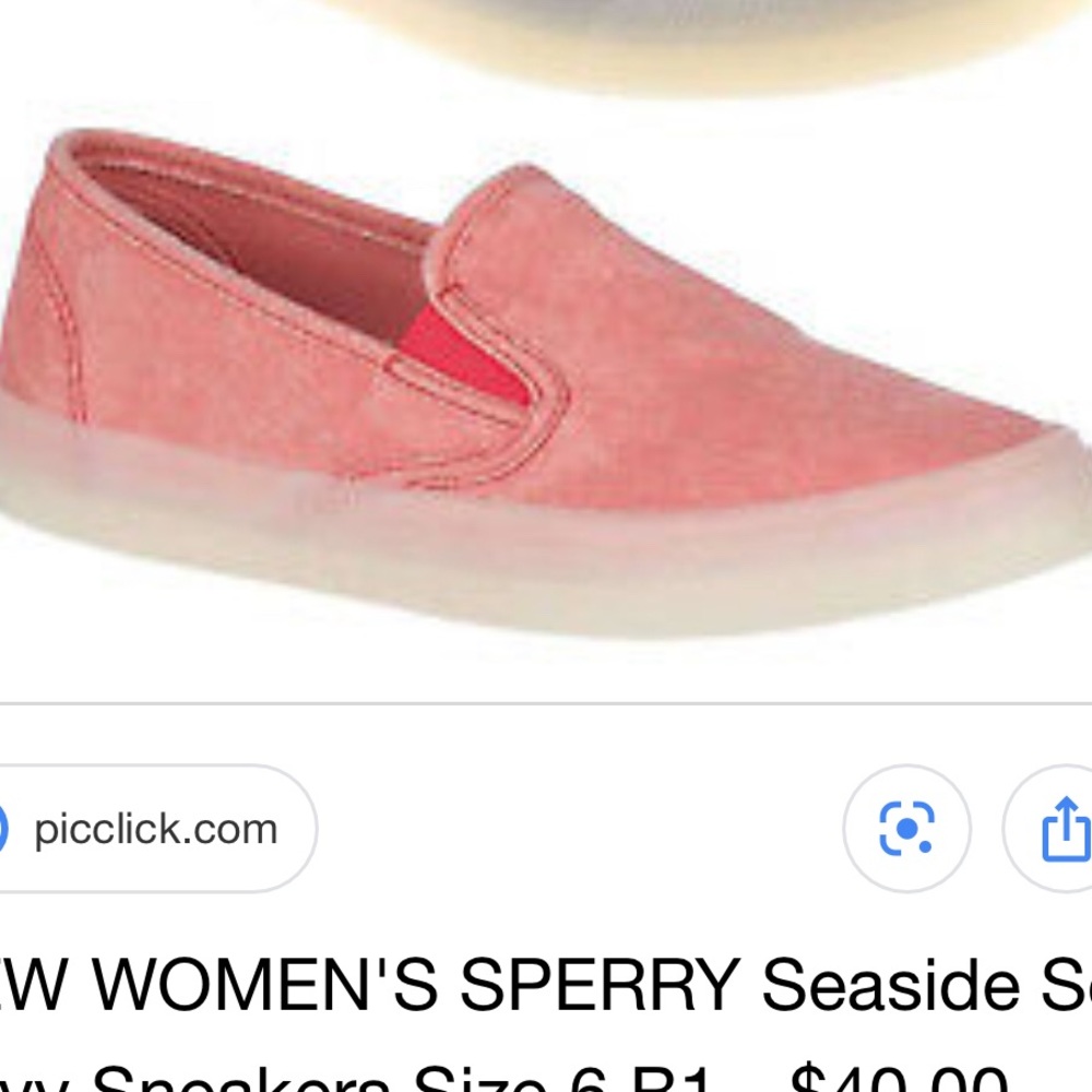 Sperry memory foam seaside drink red 8.5 - Picture 8 of 8